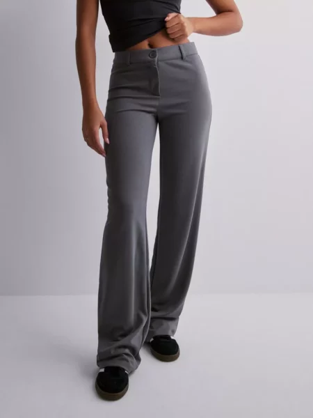 Ladies Suit Trousers Grey Nelly GOOFASH