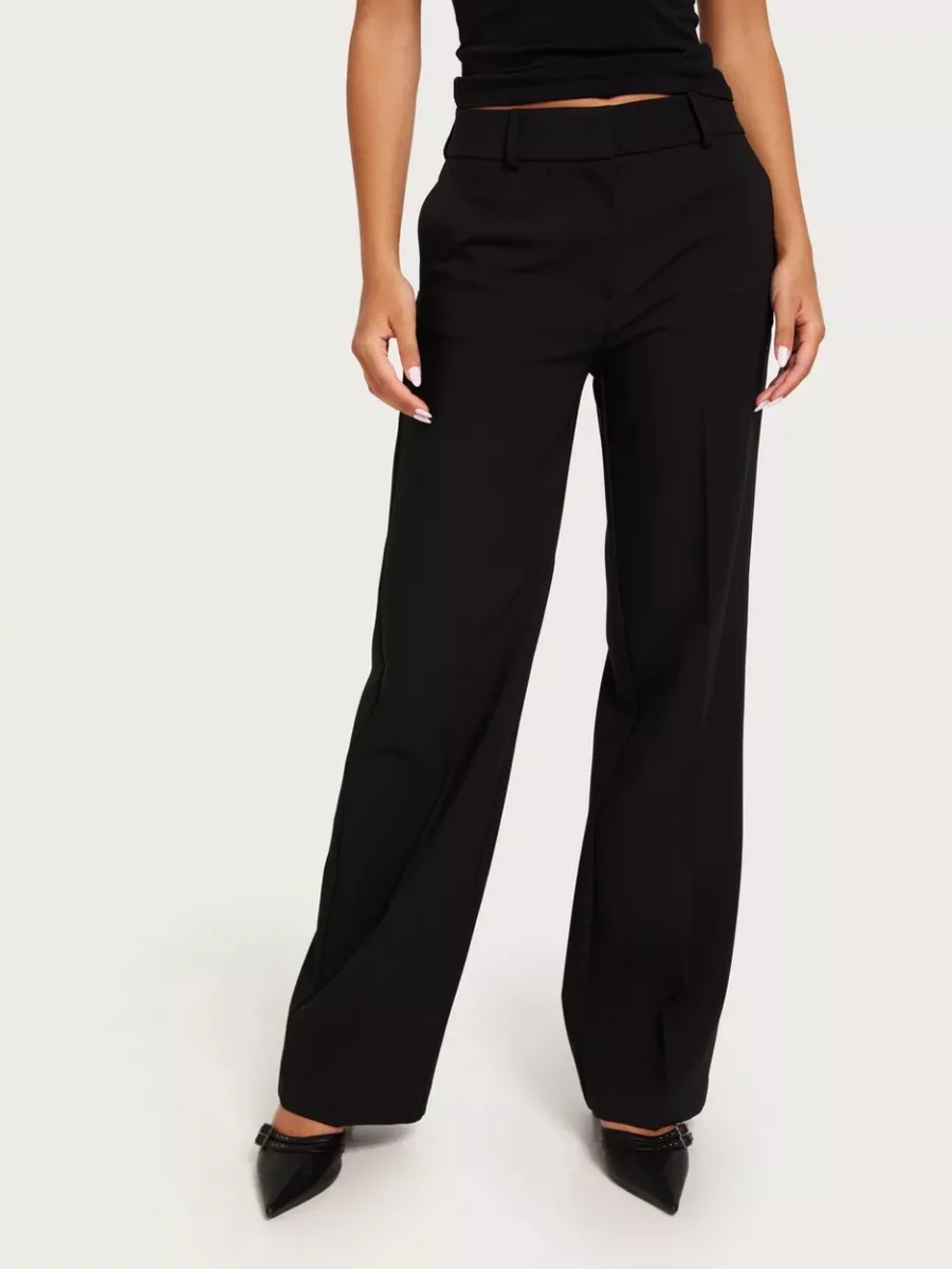 Ladies Trousers in Black Nelly - Selected GOOFASH