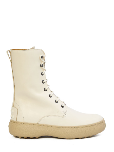 Lady Ankle Boots in Cream - Leam GOOFASH