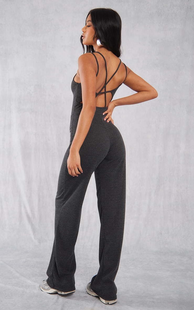 Lady Black Jumpsuit by PrettyLittleThing GOOFASH