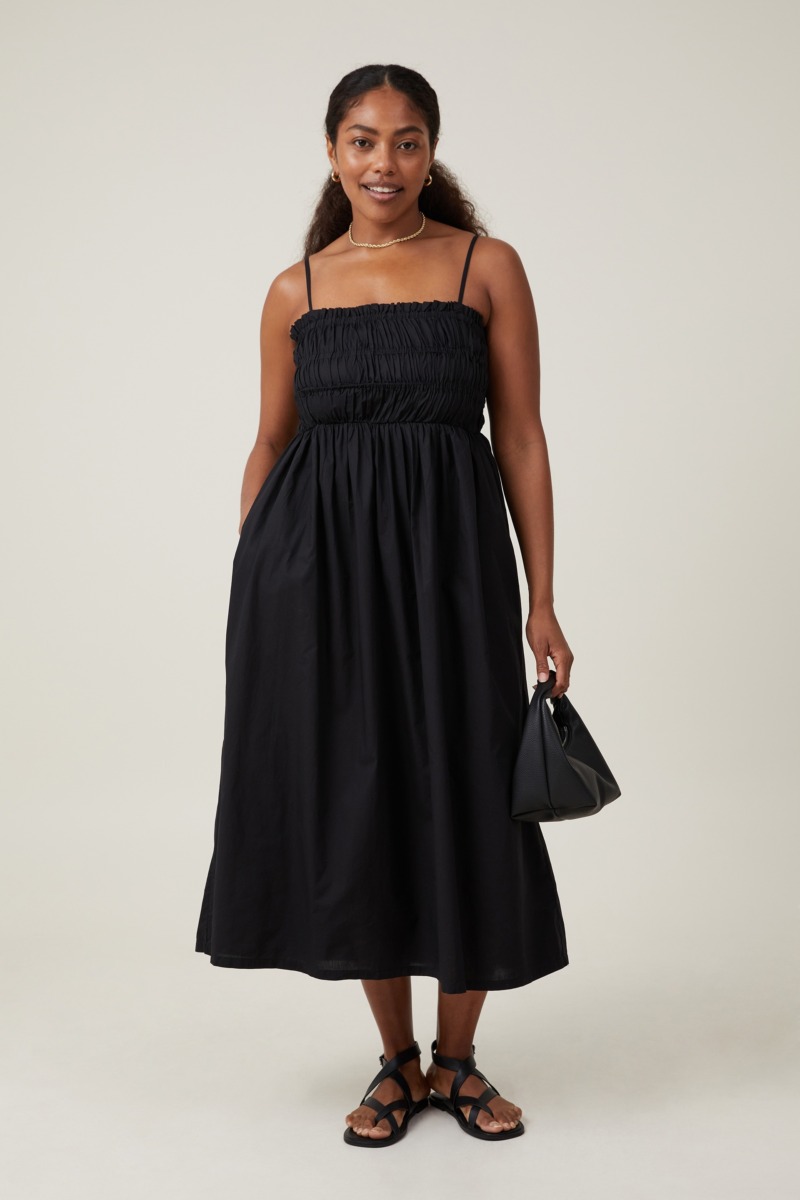 Lady Black Maxi Dress - Cotton On GOOFASH