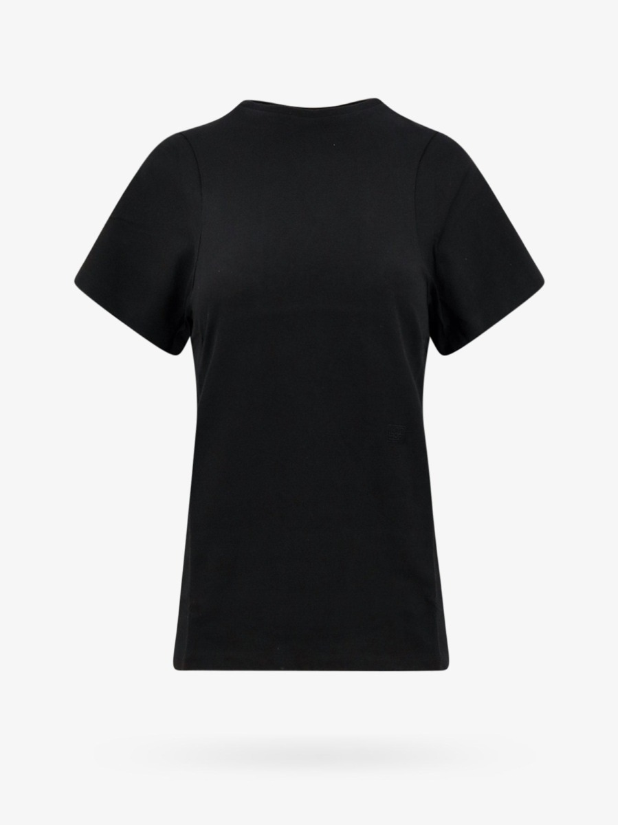 Lady Black T-Shirt by Nugnes GOOFASH
