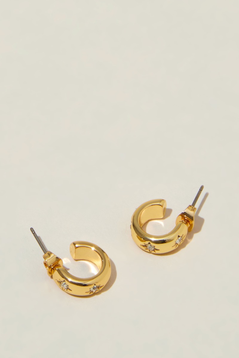 Lady Earrings Gold - Cotton On GOOFASH