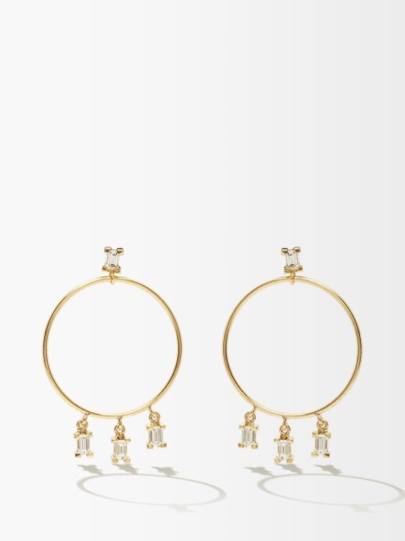 Lady Earrings in Gold from Matches Fashion GOOFASH
