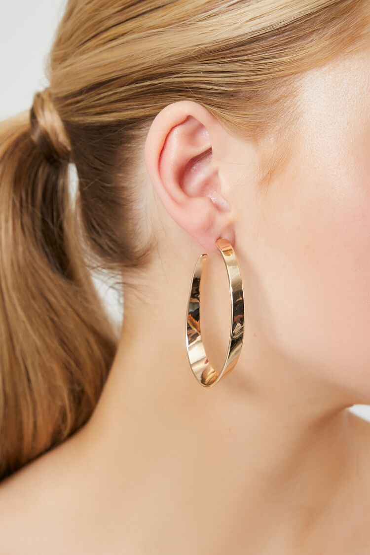 Lady Gold Earrings by Forever 21 GOOFASH