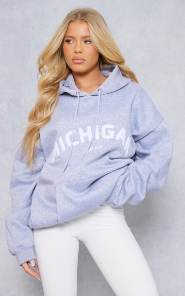 Lady Grey Hoodie from PrettyLittleThing GOOFASH