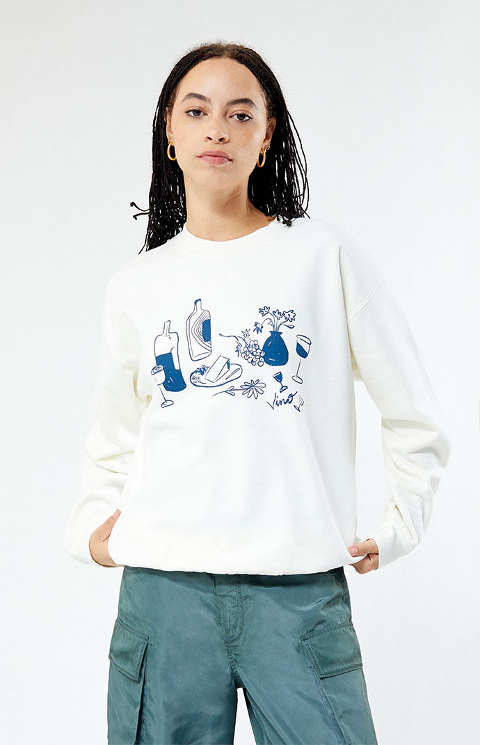Lady Ivory Sweatshirt Ps / La - Pacsun GOOFASH