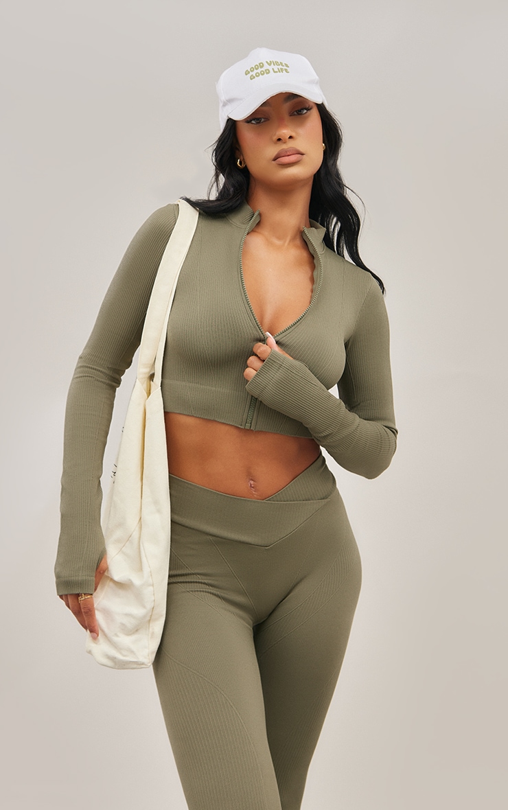 Lady Jacket in Olive at PrettyLittleThing GOOFASH