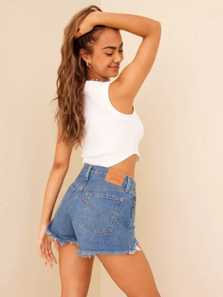 Lady Jeans Shorts Blue from Nelly GOOFASH