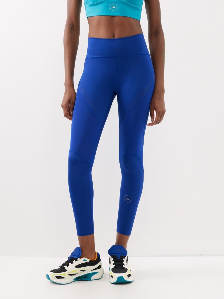 Lady Leggings in Blue - Adidas - Matches Fashion GOOFASH