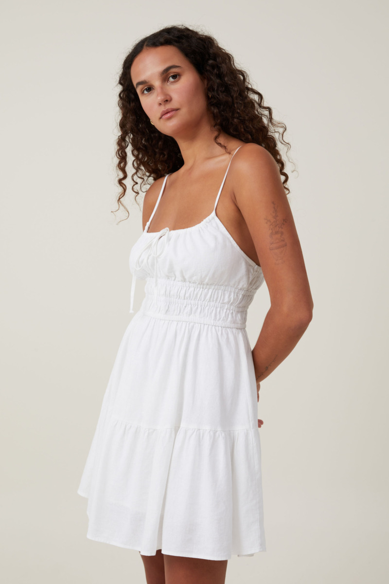Lady Mini Dress White Cotton On GOOFASH