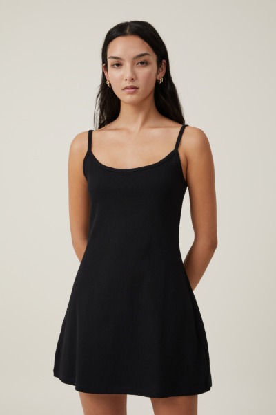 Lady Mini Dress in Black - Cotton On GOOFASH