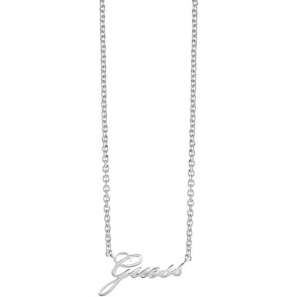 Lady Necklace Silver - Guess - Watch Shop GOOFASH