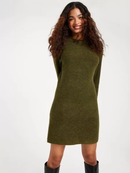 Lady Olive Knitted Dress Nelly - Pieces GOOFASH