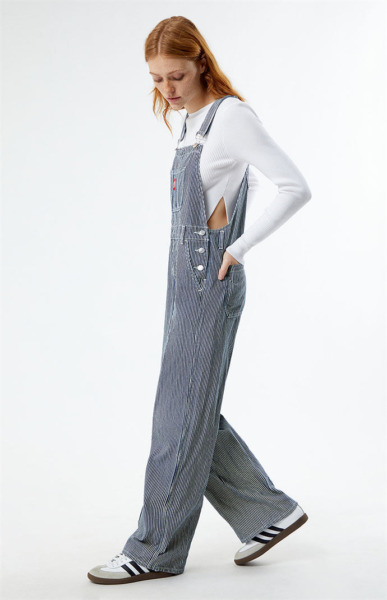 Lady Overall Striped from Pacsun GOOFASH