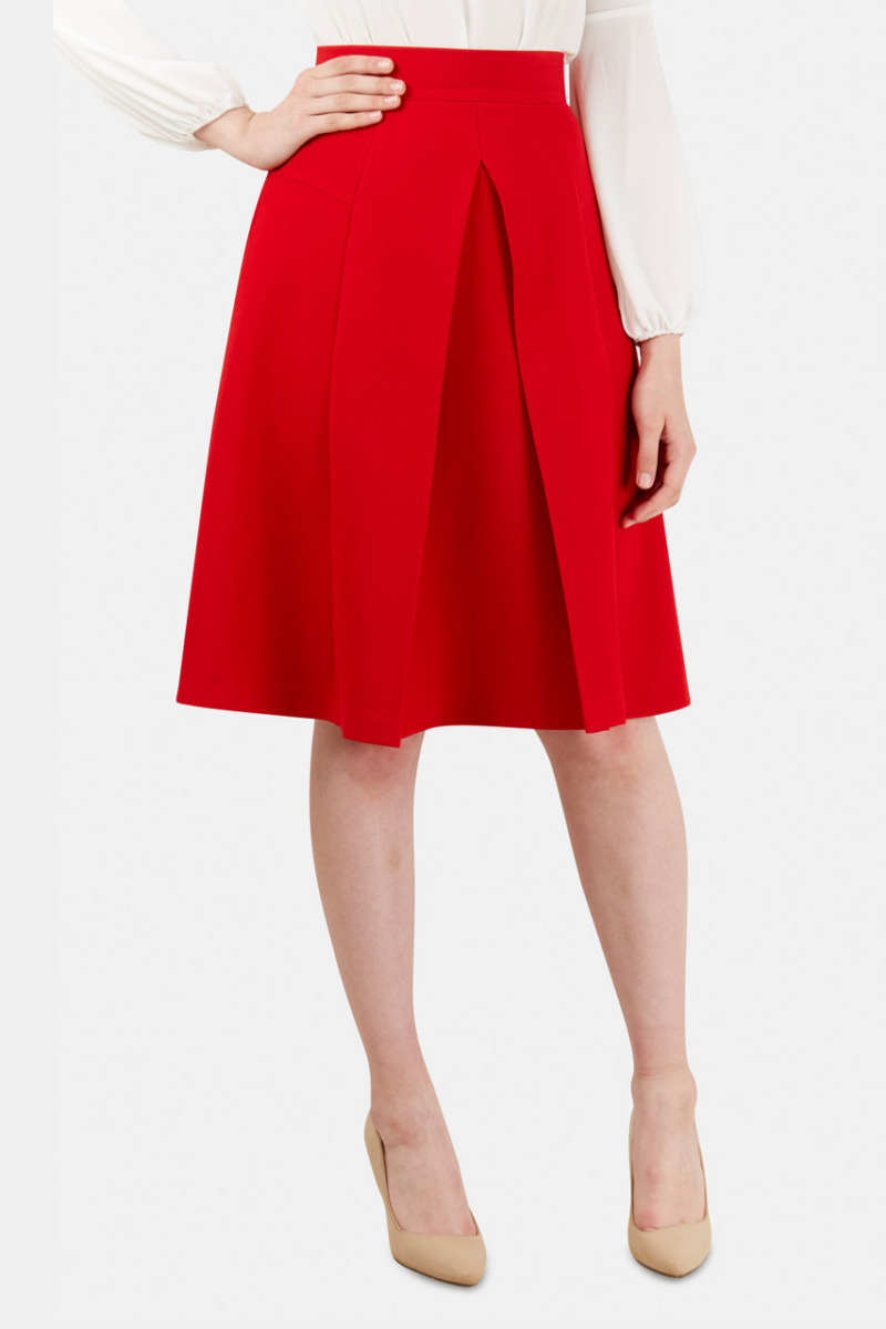 Lady Red Skirt - Closet London GOOFASH