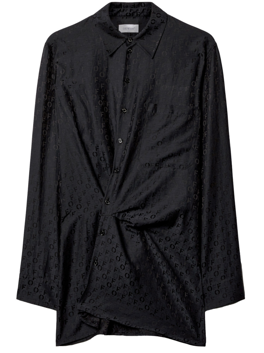 Lady Shirt Dress in Black by Leam GOOFASH
