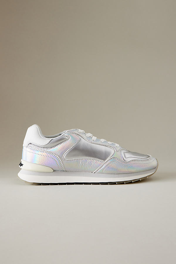 Lady Sneakers in Silver Anthropologie GOOFASH