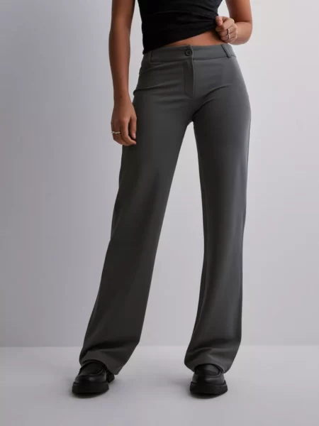 Lady Suit Trousers in Grey by Nelly GOOFASH