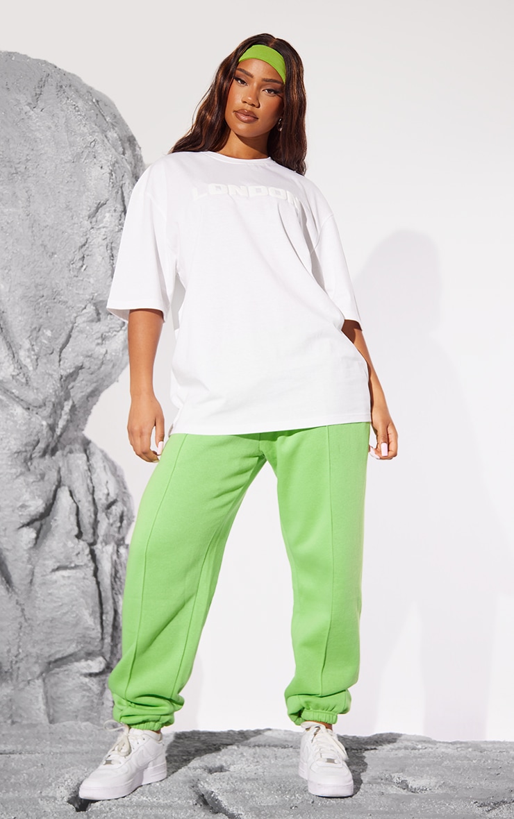 Lady Sweatpants Green from PrettyLittleThing GOOFASH