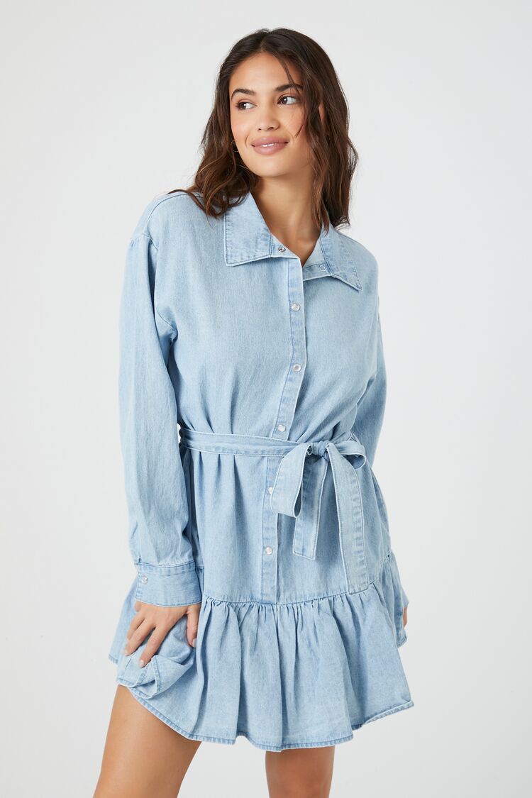 Lady T-Shirt Blue from Forever 21 GOOFASH