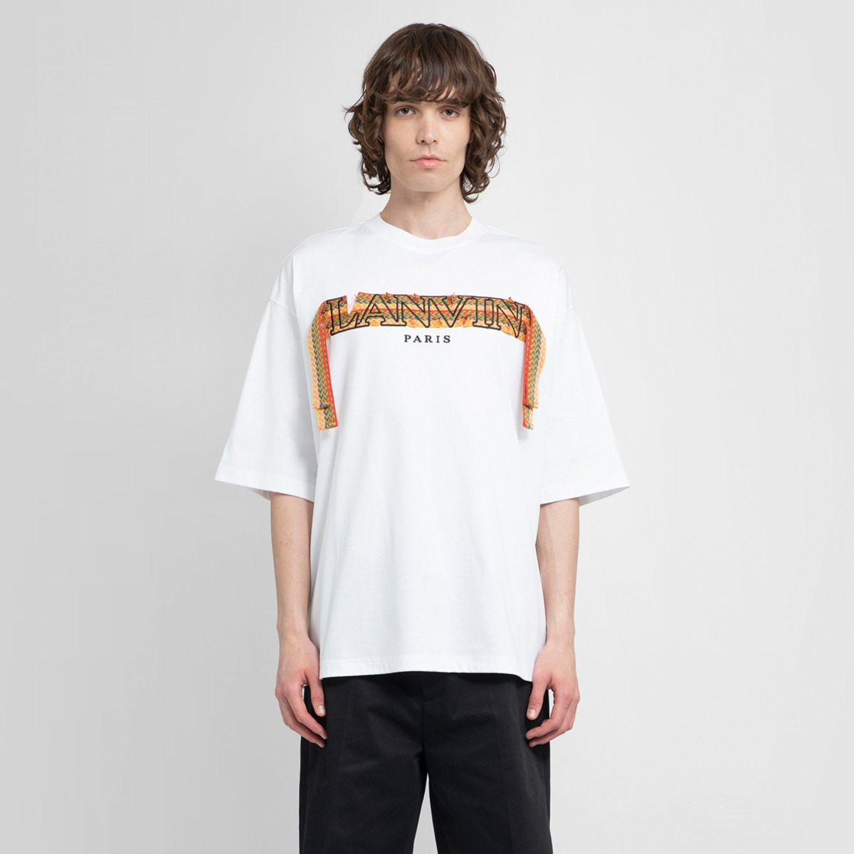 Lanvin - Men T-Shirt in White - Antonioli GOOFASH