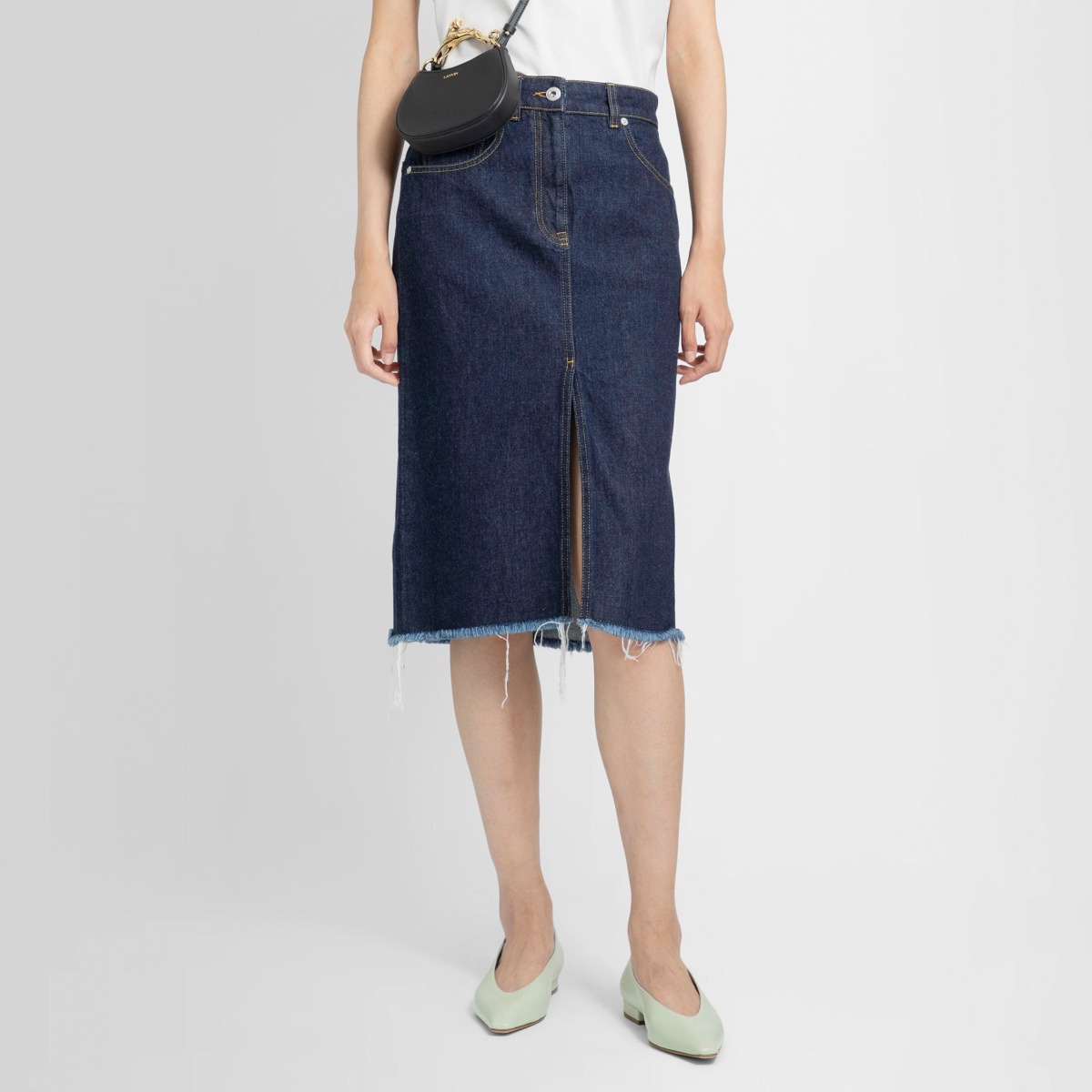 Lanvin - Women's Skirt in Blue - Antonioli GOOFASH
