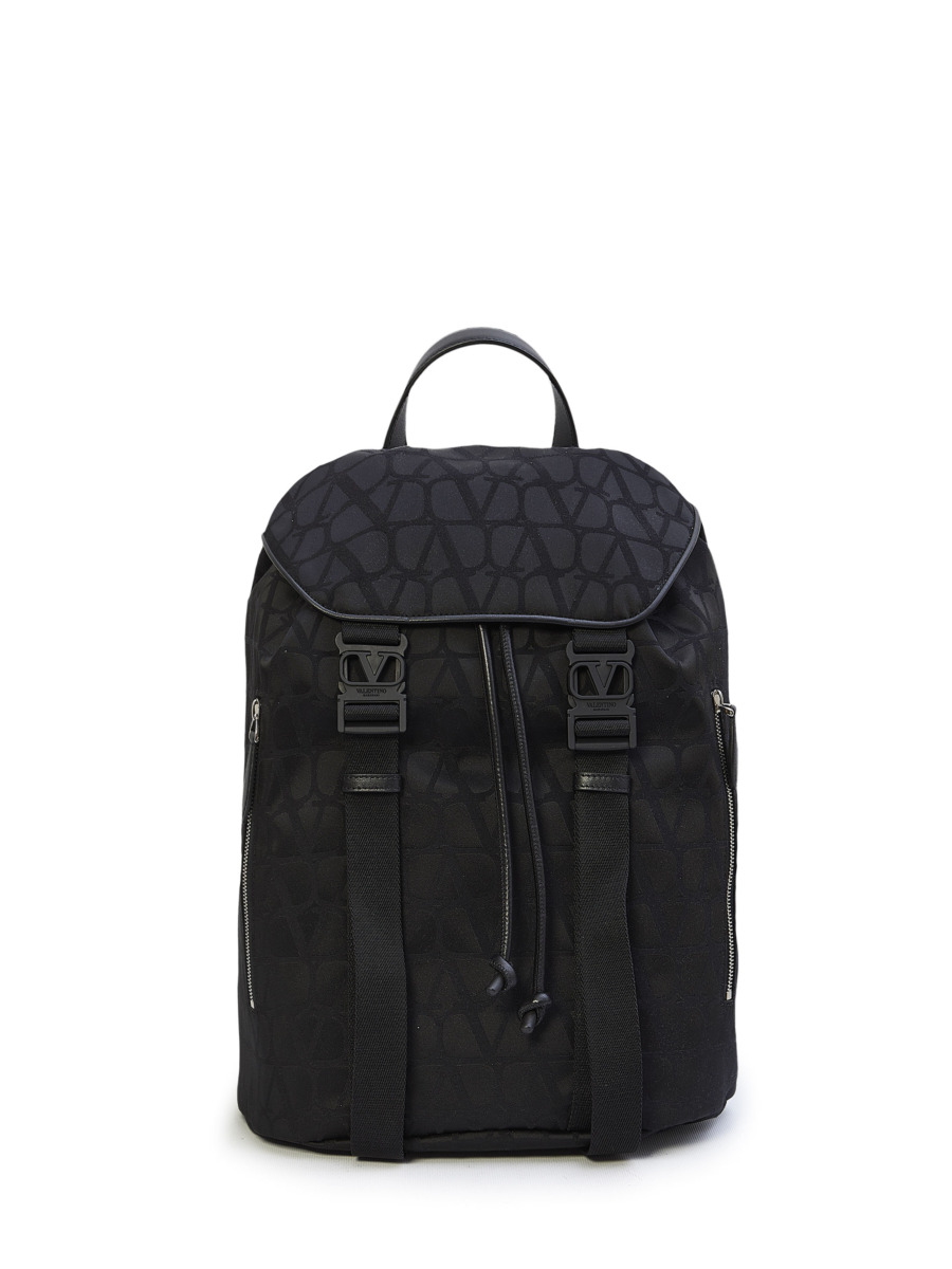 Leam - Backpack in Black by Valentino GOOFASH
