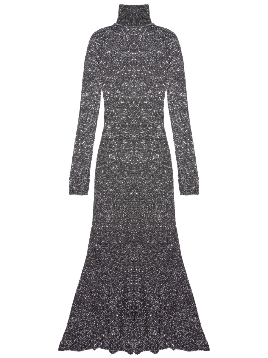 Leam Black Maxi Dress for Women from Balenciaga GOOFASH