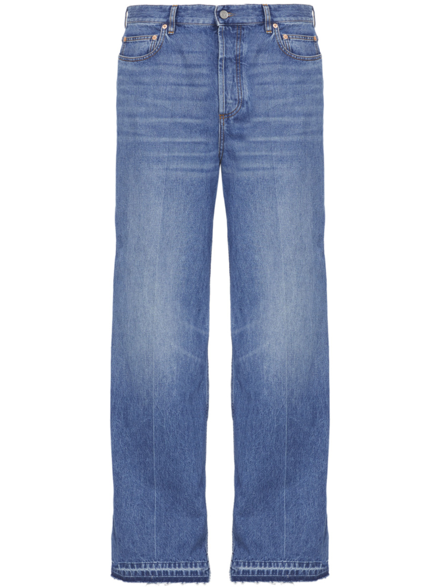 Leam - Blue Mens Jeans - Valentino GOOFASH