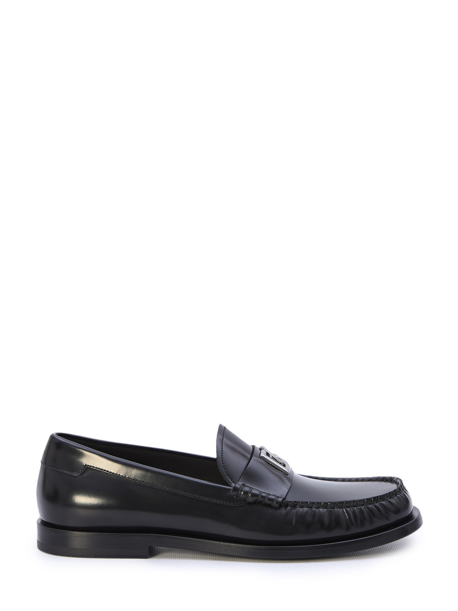 Leam Gent Loafers Black by Dolce & Gabbana GOOFASH