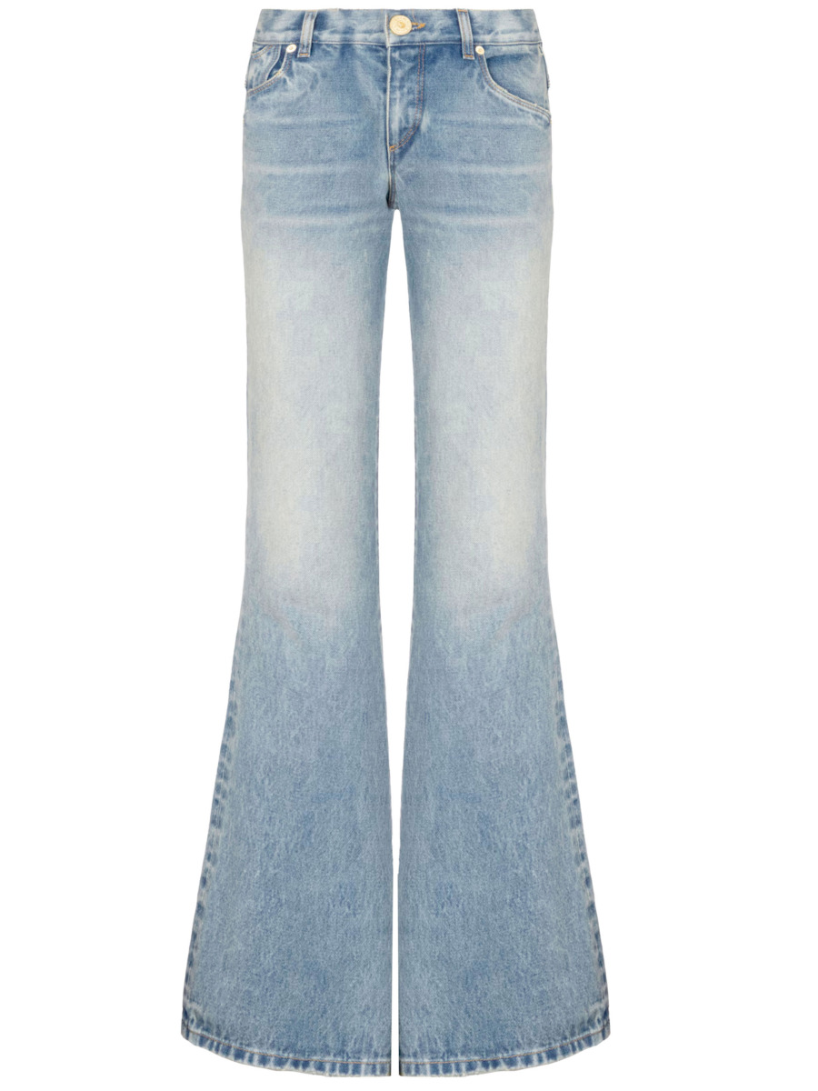 Leam - Ladies Bootcut Jeans in Blue from Balmain GOOFASH