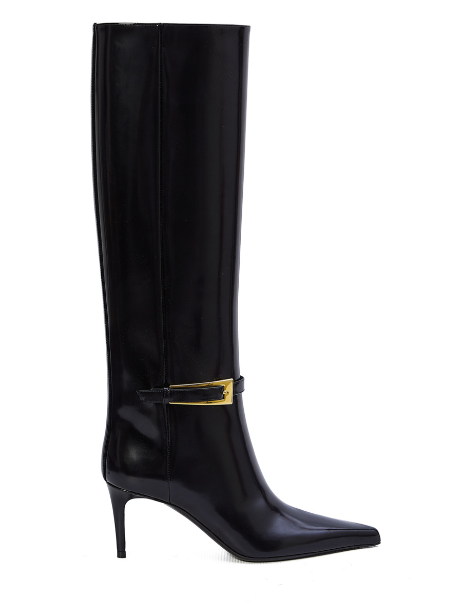 Leam Ladies Boots in Black by Saint Laurent GOOFASH