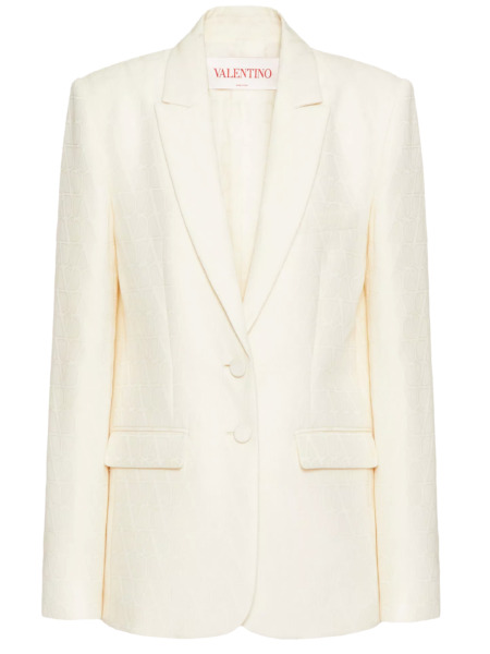 Leam Ladies Jacket in Cream from Valentino GOOFASH