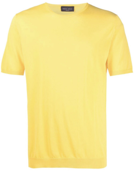Leam Man Yellow T-Shirt GOOFASH