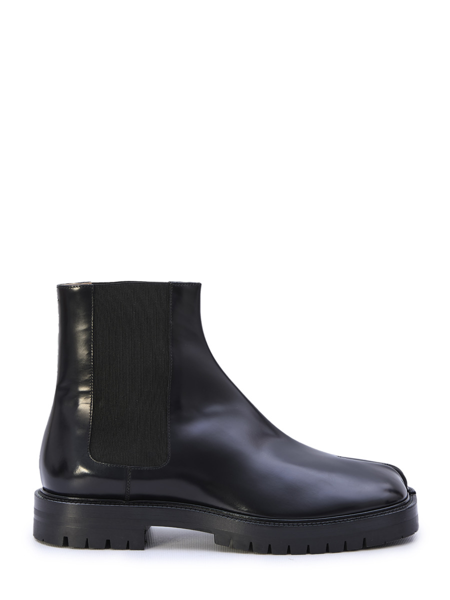 Leam - Men Black Chelsea Boots by Maison Margiela GOOFASH
