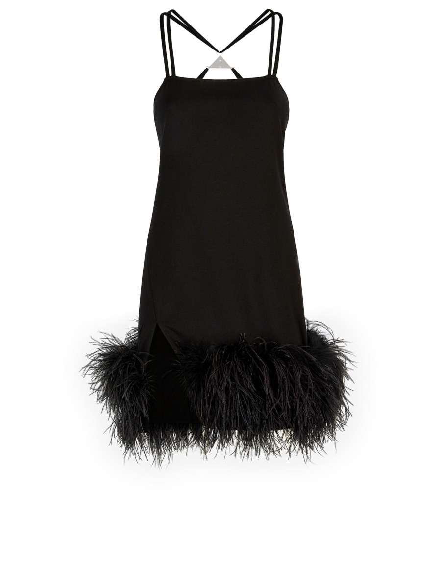 Leam - Mini Dress Black Thetico Ladies GOOFASH