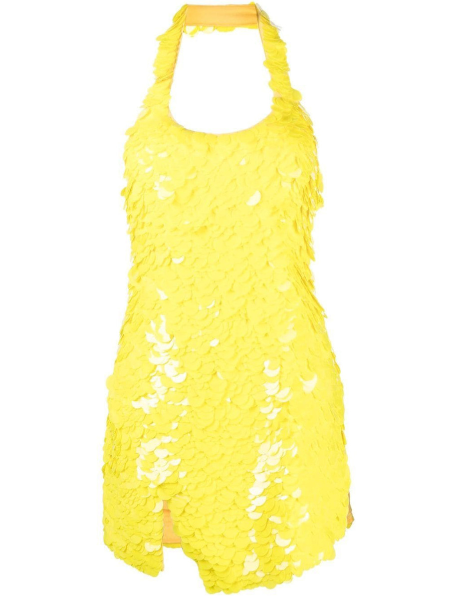 Leam - Mini Dress in Yellow for Women from Thetico GOOFASH