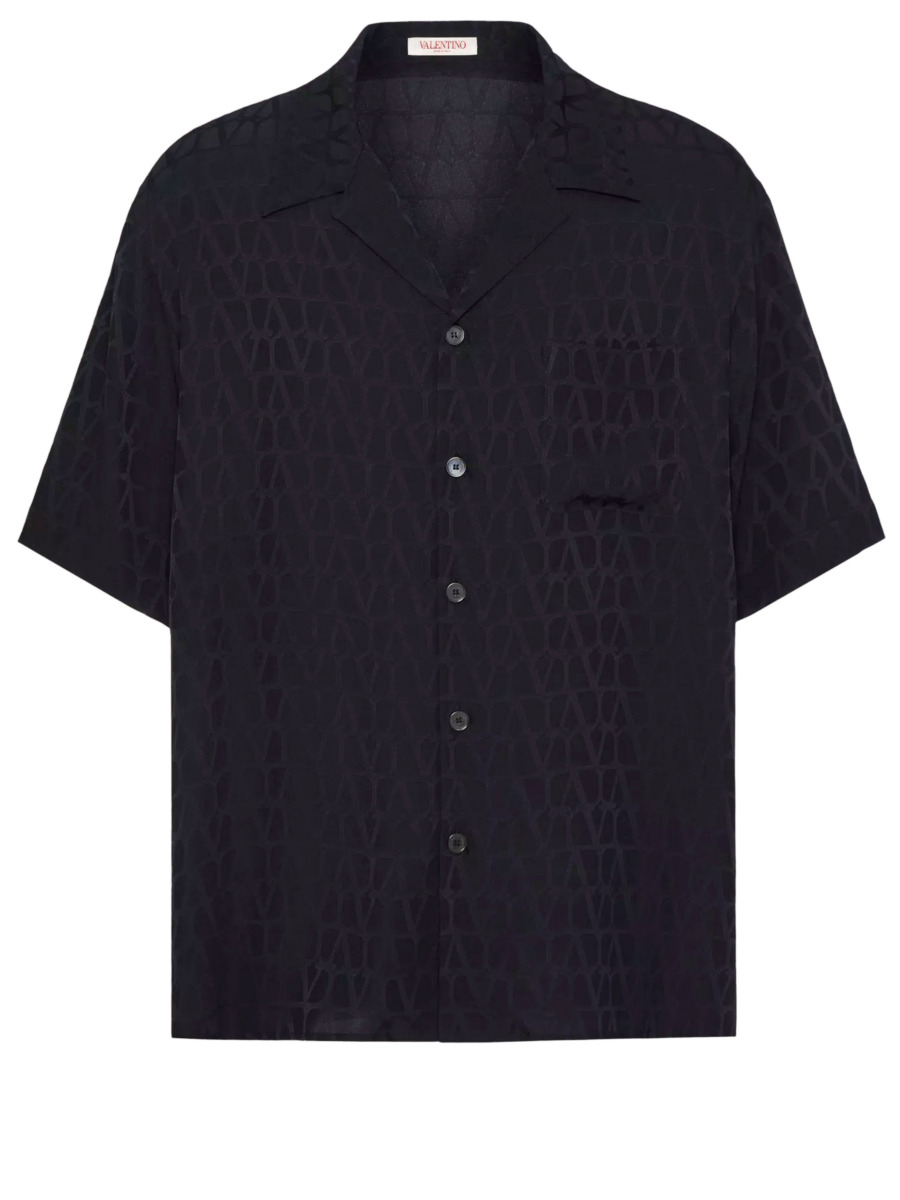 Leam Shirt in Black for Man by Valentino GOOFASH