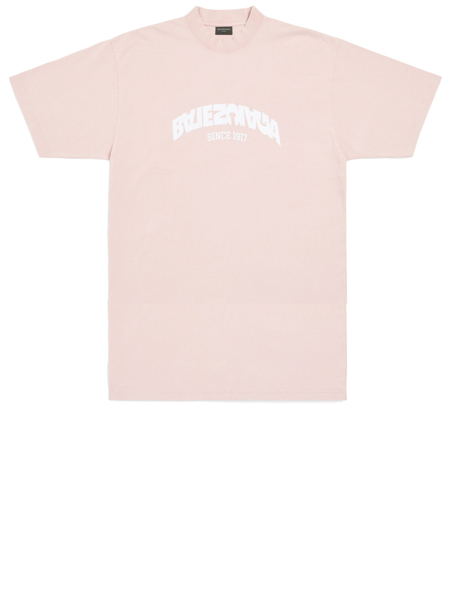 Leam - Woman T-Shirt - Pink - Balenciaga GOOFASH