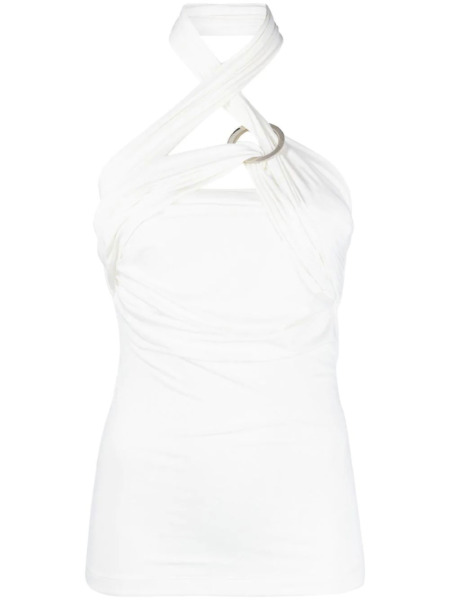 Leam Woman White Top by Thetico GOOFASH