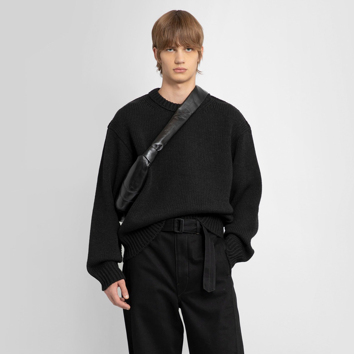 Lemaire - Knitwear Black for Man from Antonioli GOOFASH
