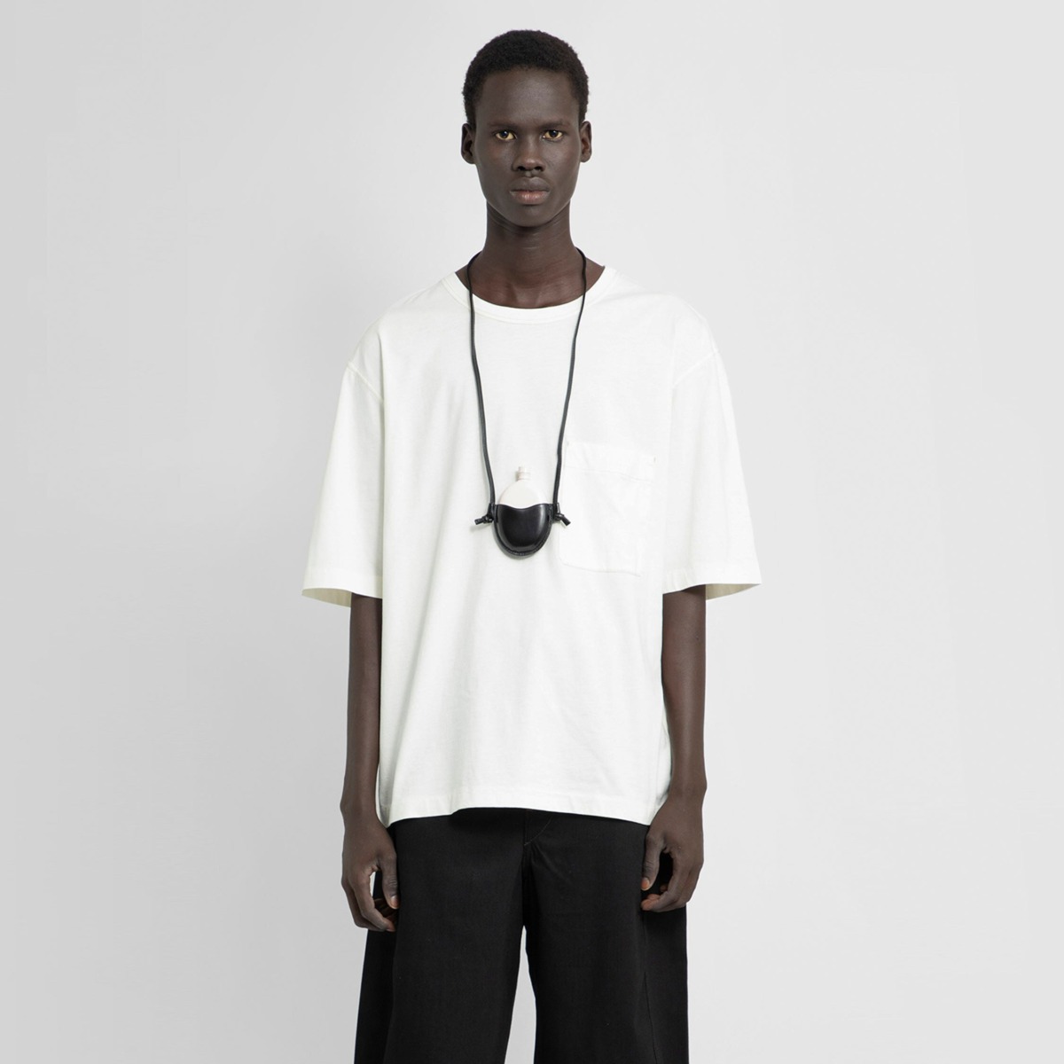 Lemaire - White T-Shirt for Men at Antonioli GOOFASH