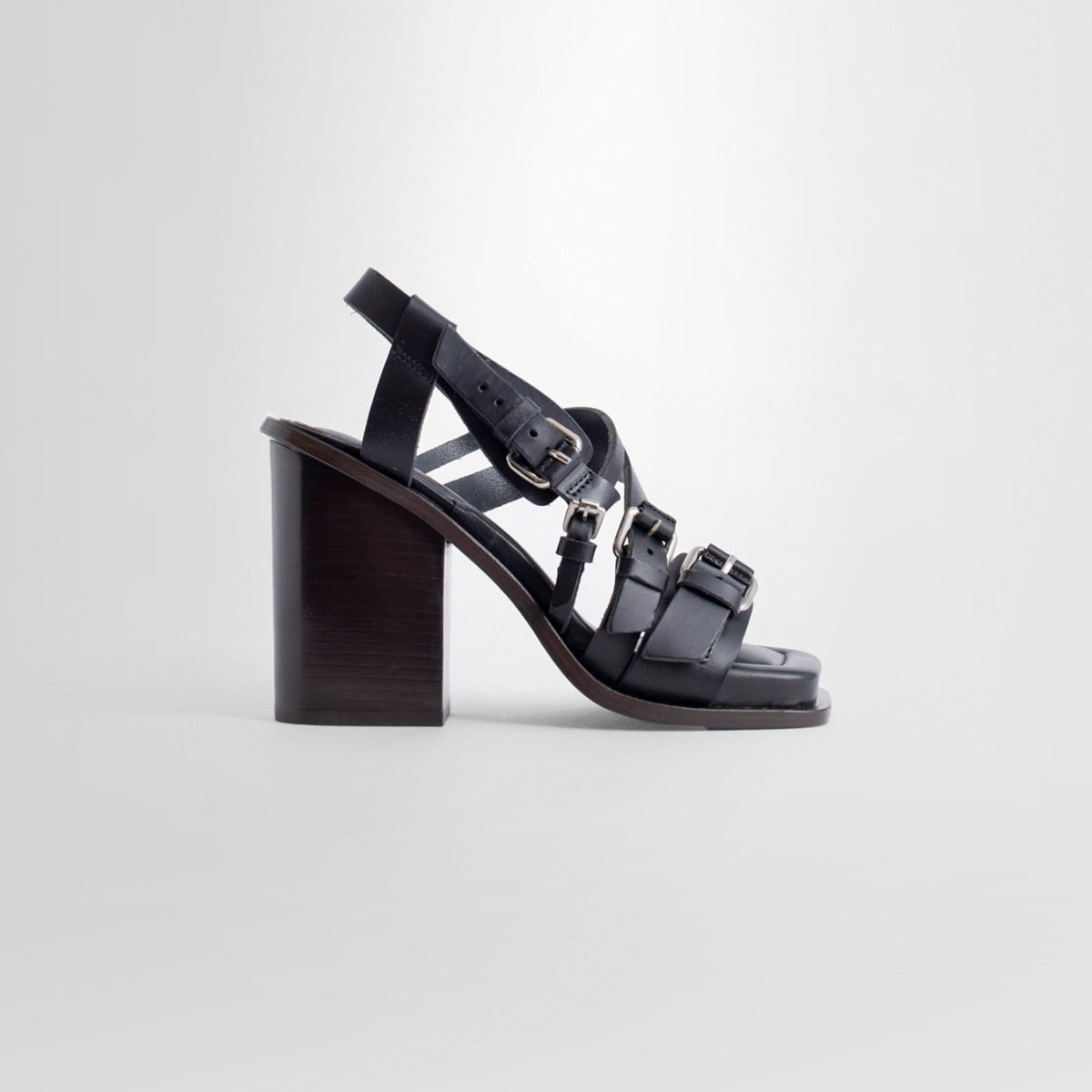 Lemaire - Women's Sandals in Black at Antonioli GOOFASH