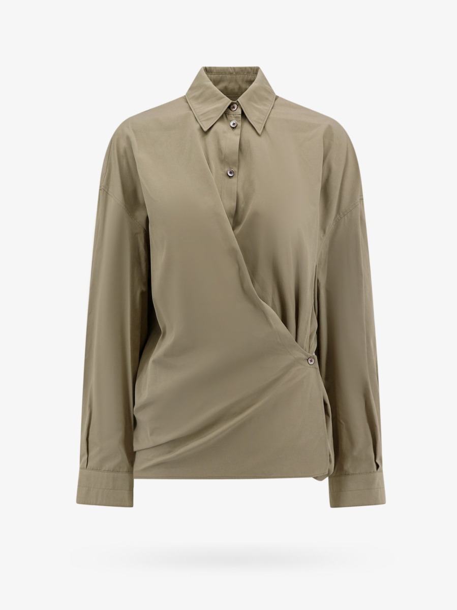 Lemaire - Womens Shirt in Green - Nugnes GOOFASH