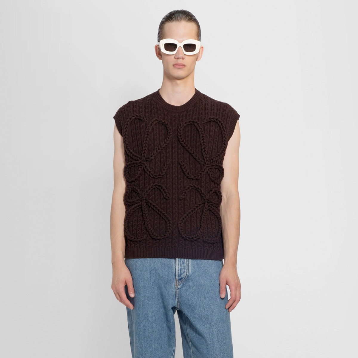 Loewe - Knitwear in Brown for Man by Antonioli GOOFASH