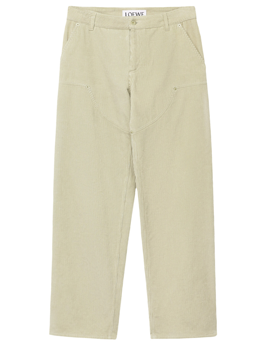 Loewe White Trousers for Men by Leam GOOFASH