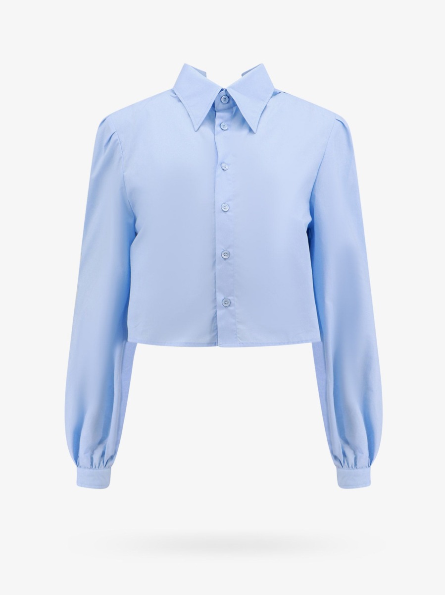 Maison Margiela - Blue Shirt for Woman by Nugnes GOOFASH