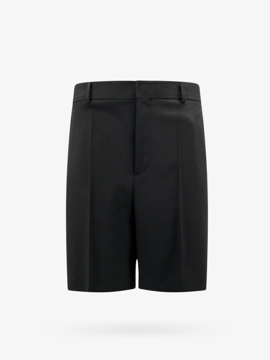 Man Black Shorts - Nugnes GOOFASH