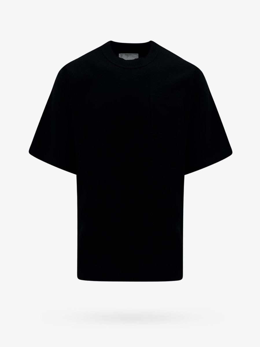 Man Black T-Shirt from Nugnes GOOFASH